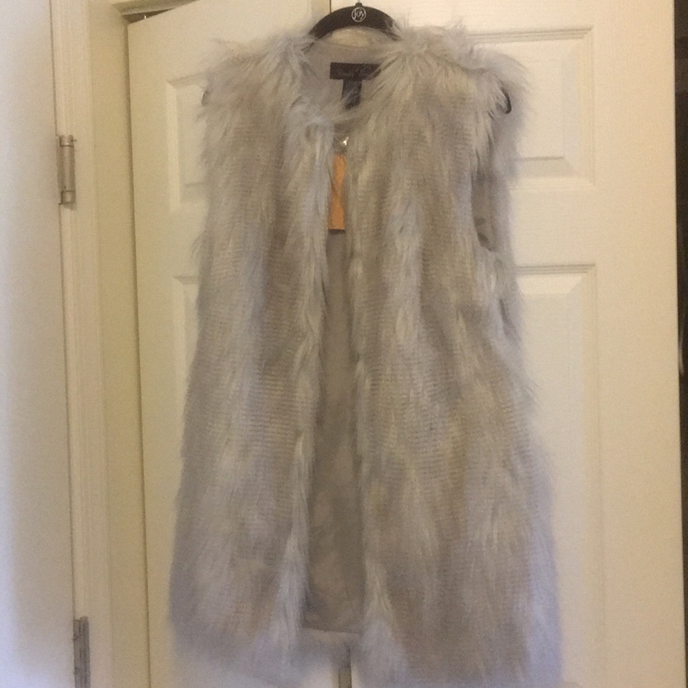 Francesca’s Fur Vest
